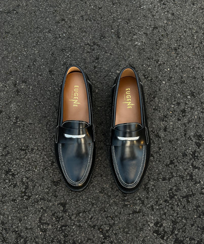 Penny Loafers - Stone Black