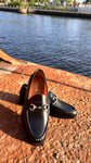 Luxury Morgan Loafers - Black Calf Leather