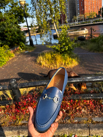 Morgan Loafers - Blue Leather
