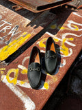 Morgan Loafers - Moss Green Leather