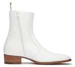 Luca Boot- White Leather