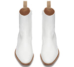 Luca Boot- White Leather