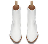 Luca Boot- White Leather