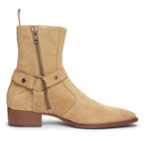 Weston Boot- Biege Suede